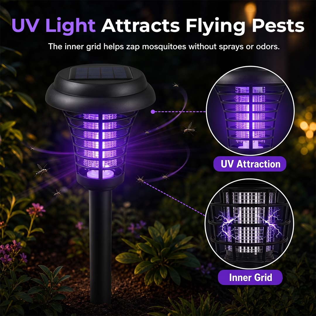 Solar Mosquito Zapper—Take Back Your Patio from Mosquitoes