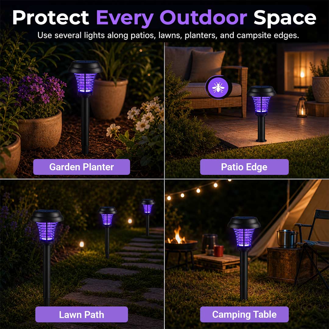 Solar Mosquito Zapper—Take Back Your Patio from Mosquitoes