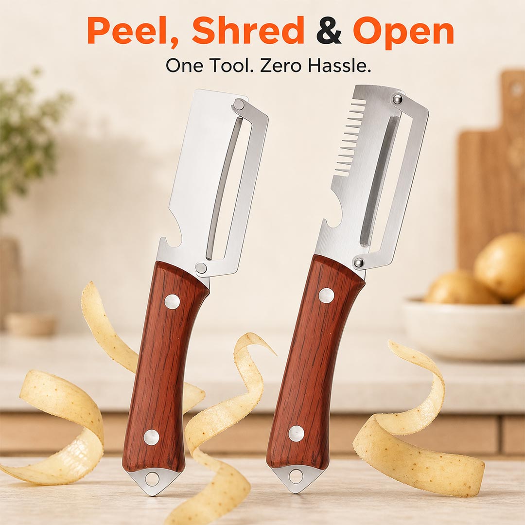 Make Meal Prep Feel Effortless-Multifunctional Vegetable Peeler
