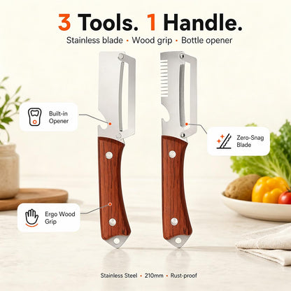 Make Meal Prep Feel Effortless-Multifunctional Vegetable Peeler