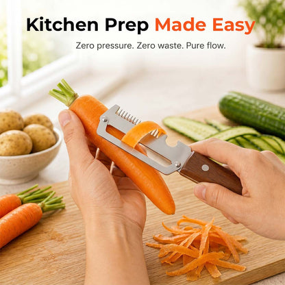 Make Meal Prep Feel Effortless-Multifunctional Vegetable Peeler