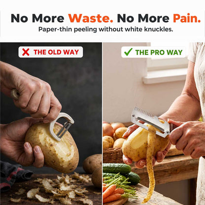Make Meal Prep Feel Effortless-Multifunctional Vegetable Peeler