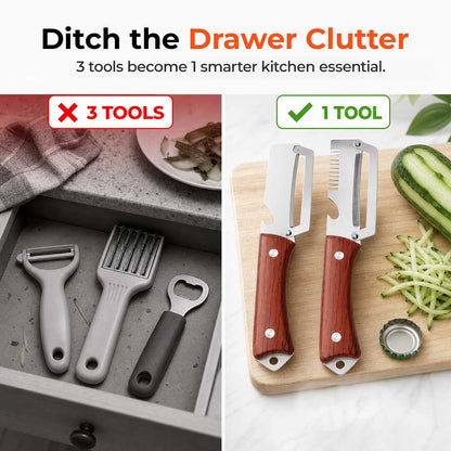 Make Meal Prep Feel Effortless-Multifunctional Vegetable Peeler
