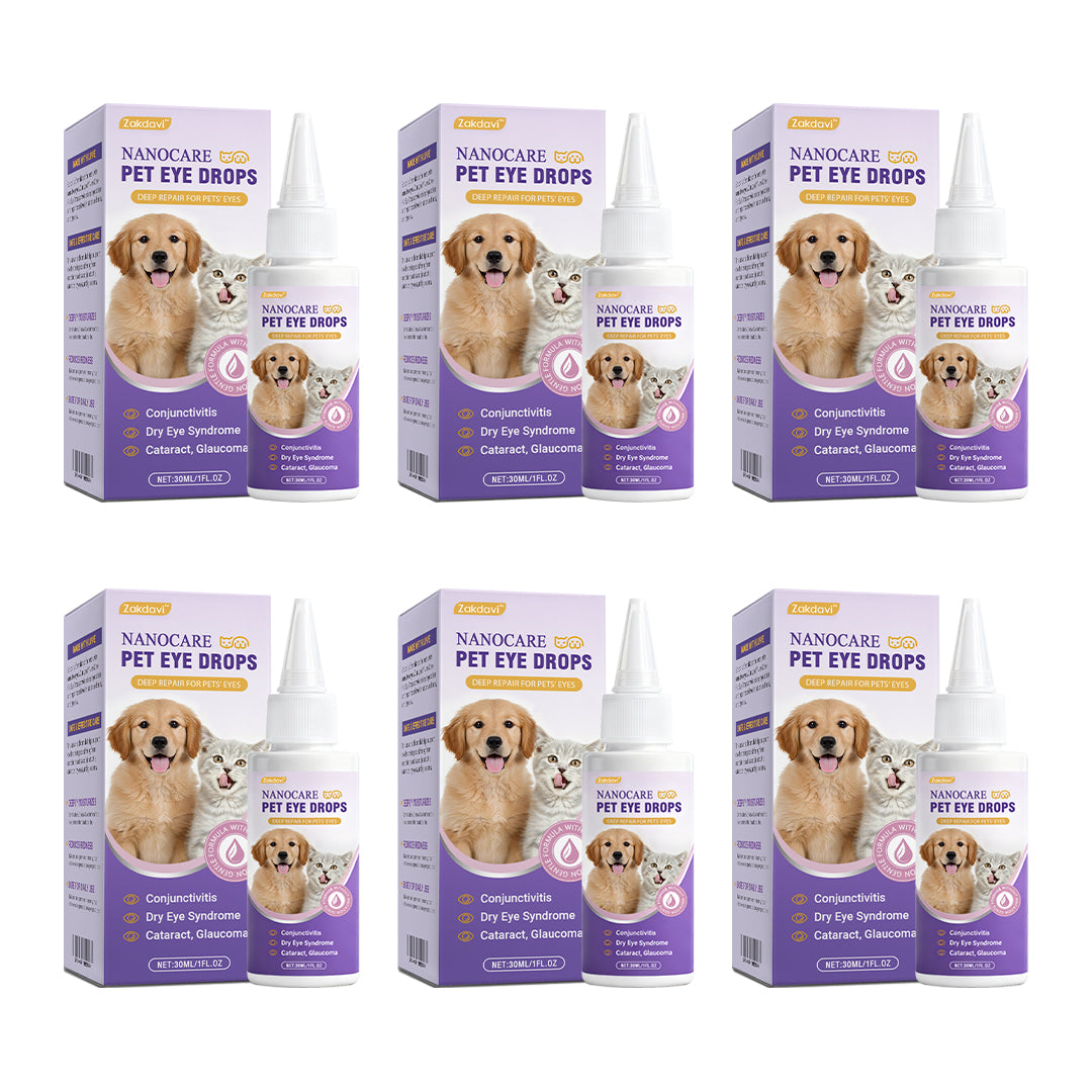 👩‍⚕️Zakdavi™ NanoCare Pet Eye Drops ☑️ FDA Approved | Relieves Conjunctivitis, Dry Eyes, Cataracts, and Keratitis🐶 🐈️