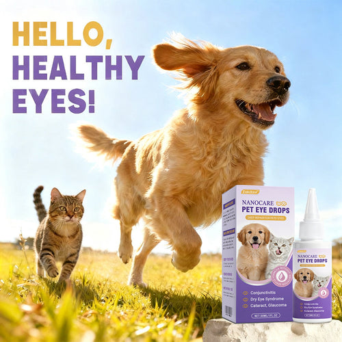 👩‍⚕️Zakdavi™ NanoCare Pet Eye Drops ☑️ FDA Approved | Relieves Conjunctivitis, Dry Eyes, Cataracts, and Keratitis🐶 🐈️