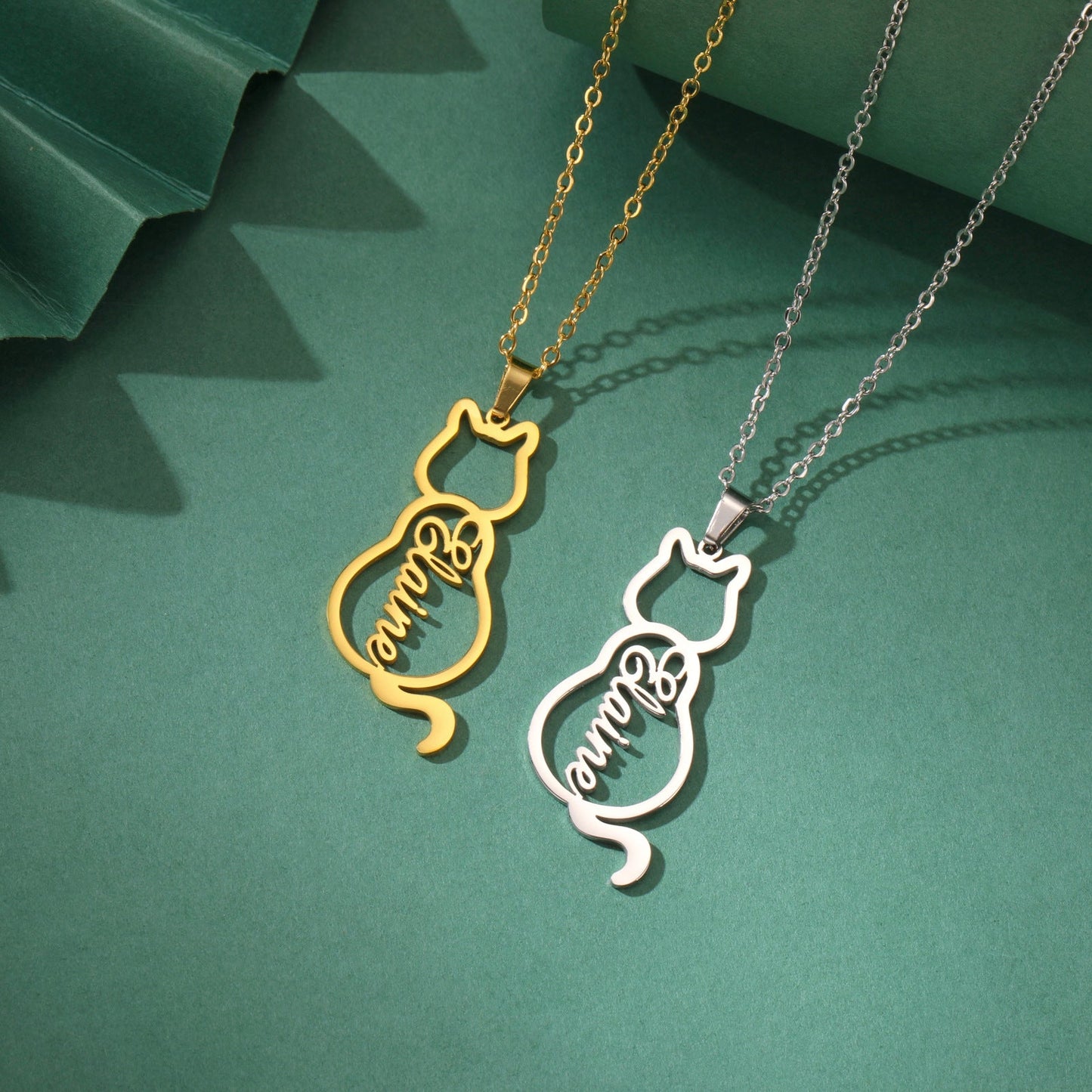 Ophélie Purrsonalized Cat Necklace