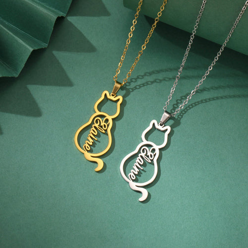 Ophélie Purrsonalized Cat Necklace