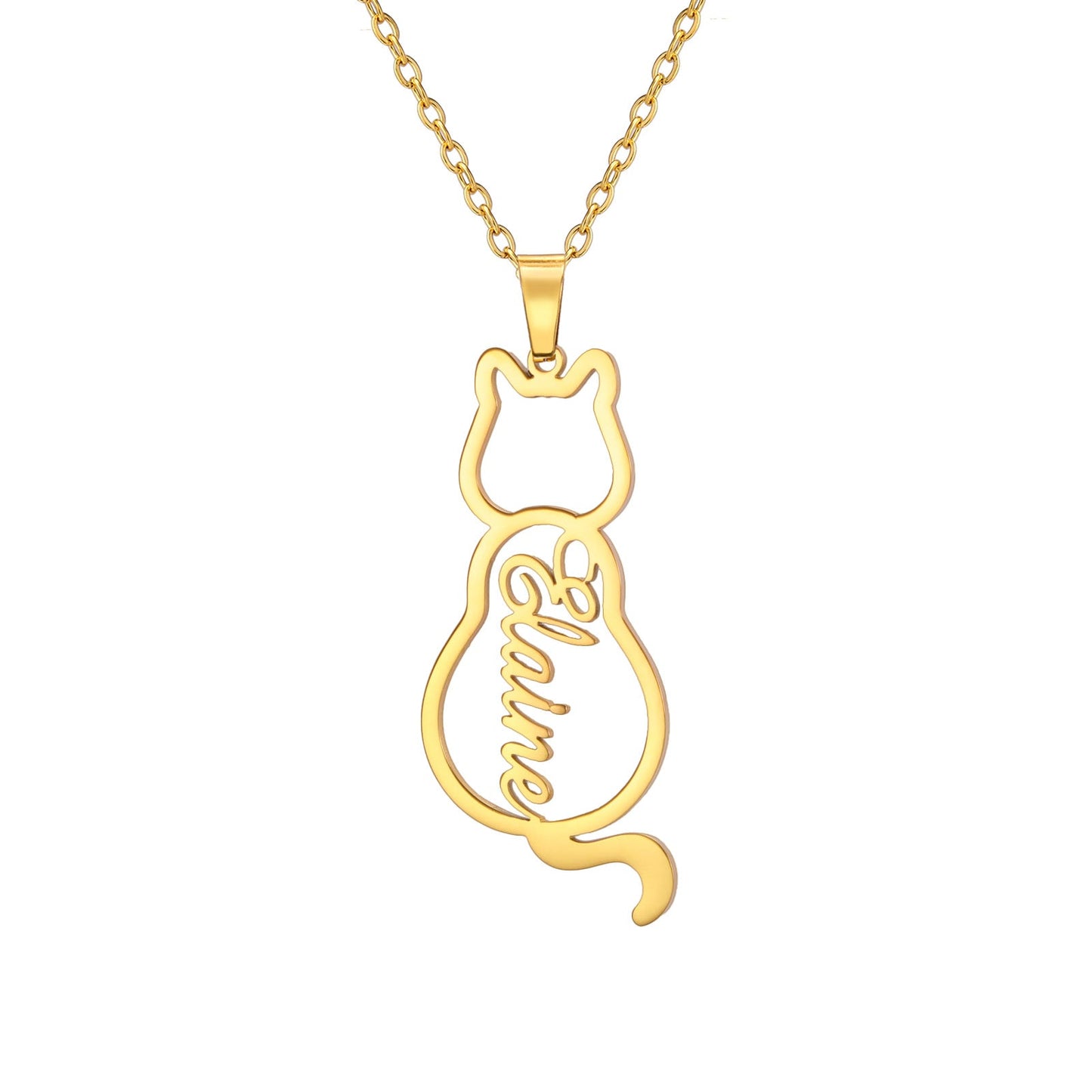 Ophélie Purrsonalized Cat Necklace