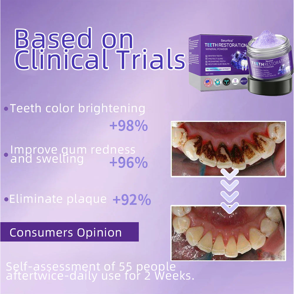 Official Store | Seurico™ Tooth Health Mineral Powder - ✅ TGA-Certified 🎁 Flash Sale - Don’t Miss Out !