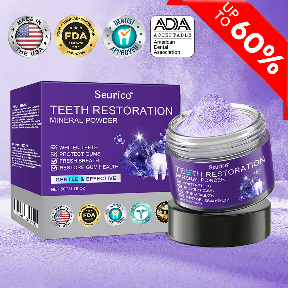 Official Store | Seurico™ Tooth Health Mineral Powder - ✅ TGA-Certified 🎁 Flash Sale - Don’t Miss Out !