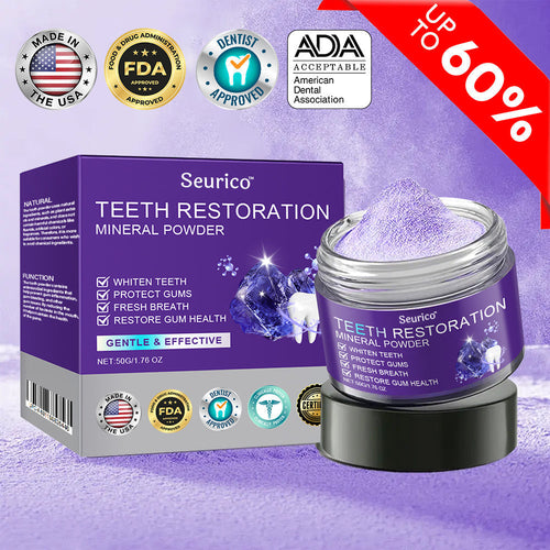 Official Store | Seurico™ Tooth Health Mineral Powder - ✅ TGA-Certified 🎁 Flash Sale - Don’t Miss Out !