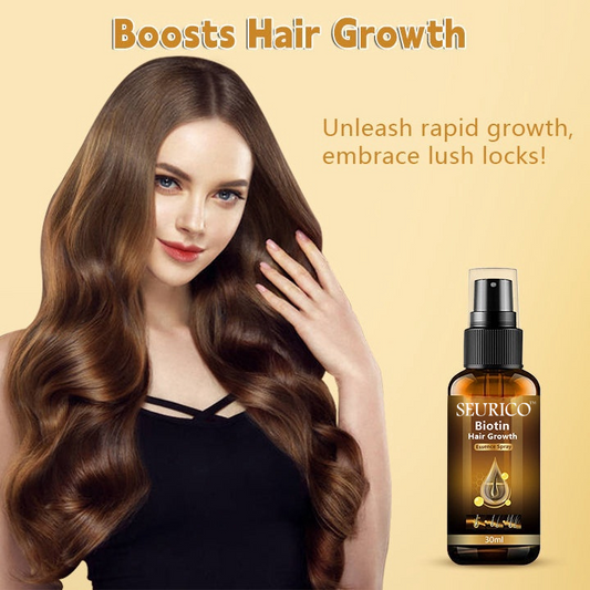 🚀Paris Olympics Promotion🚀Seurico™ Biotin Hair Growth Essence Spray🌱