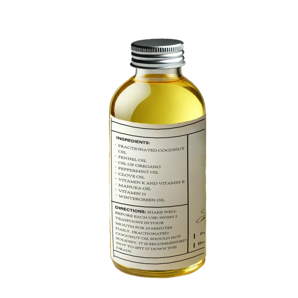 POWERFUL ORGANIC COCONUT + PEPPERMINT PULLING OIL