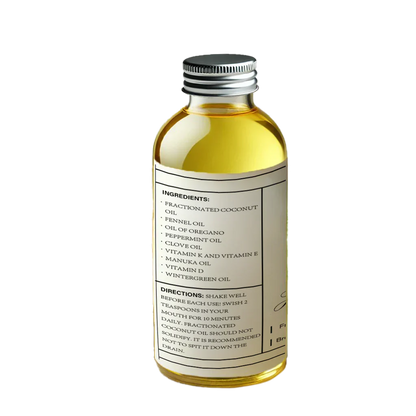 POWERFUL ORGANIC COCONUT + PEPPERMINT PULLING OIL