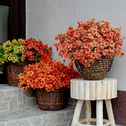 🍂 Last Day 49% OFF 🍁 Rainproof Lifelike Fall Artificial Flowers 💖 – UV-Protected, Durable & Perfect Year-Round Décor 🍂