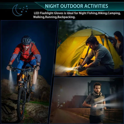 🔥 Christmas Flash Deal 🎁 65% OFF, Hands-Free LED Half Finger Gloves