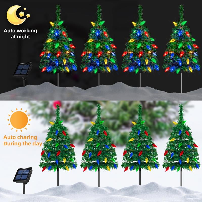 🎄Christmas Flash Deal 🎁 65% OFF✨ 4-in-1 Aurora Haven Solar Powered Christmas Tree