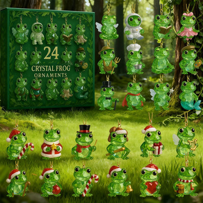 🐸 The Magic of the Forest Awaits — Frog Advent Calendar 2025 | 24 Crystal Charms, Limited Edition Collectible Gift Box