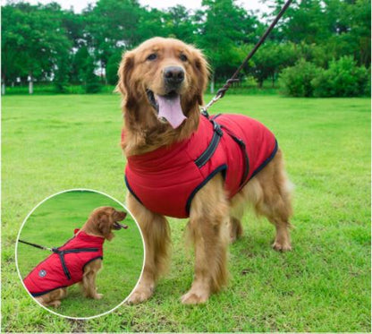 🐶❄️Waterproof Winter Jacket with Built-In Harness – Keep Your Dog Warm, Dry & Stylish!