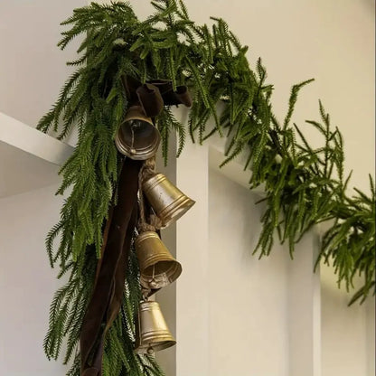 🎄 Christmas Artificial Cedar Garland – Lush, Festive Home Décor for Doors, Mantels & Tables! ✨