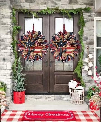 Sentinels of Honor: All- Season Veteran-Crafted Wreath(50% OFF)