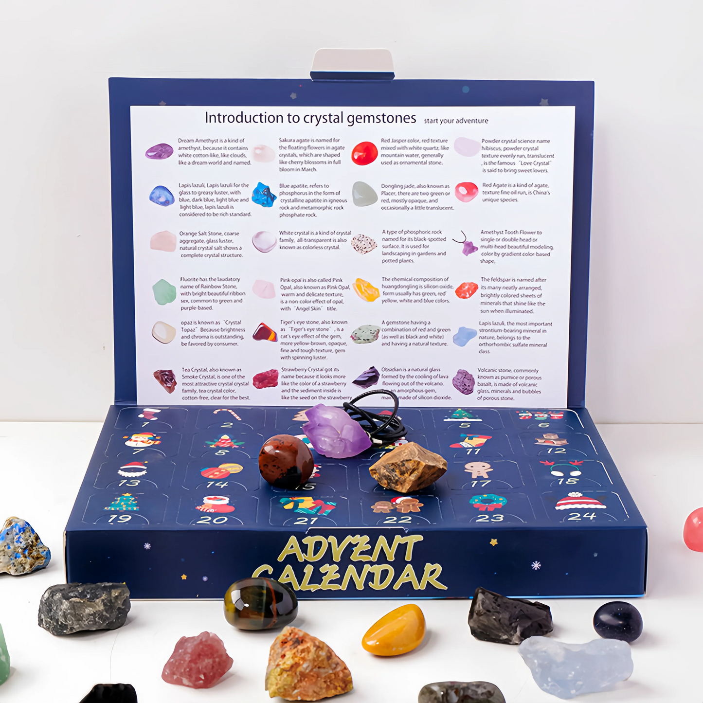 Last Day 49% OFF✨24 Days of Crystal Magic Advent Calendar