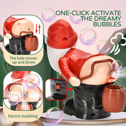🎅 Christmas Big Sale 🎁Funny Santa Bubble Blowing Machine – Exquisite Gift Box Edition 🎄✨ Perfect Holiday Fun for Kids & Family