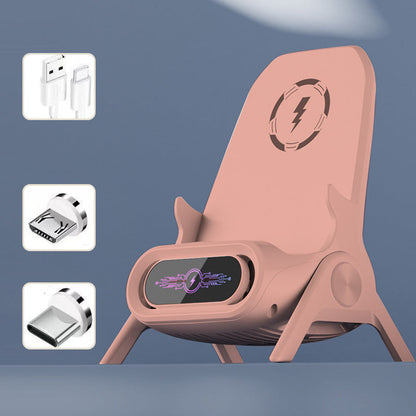 The Chair Stand: Innovative 15W Wireless Fast Charger & Ergonomic Phone Holder