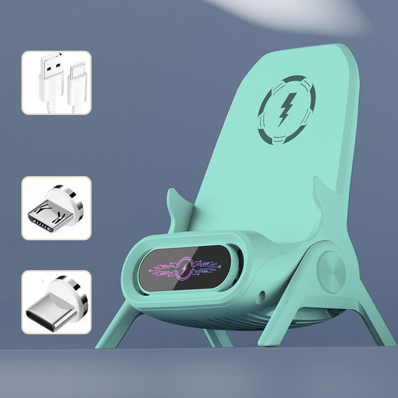The Chair Stand: Innovative 15W Wireless Fast Charger & Ergonomic Phone Holder