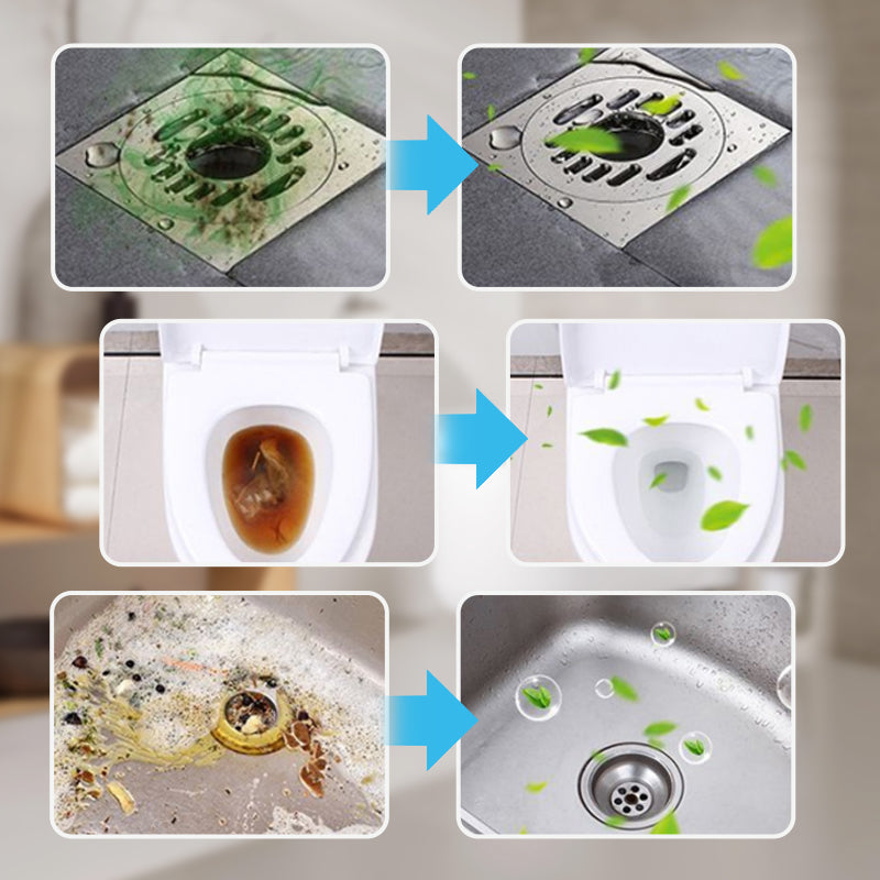 Deep-Cleaning Drain Tablets — Break Down Buildup, Remove Odors & Keep Water Flowing Freely